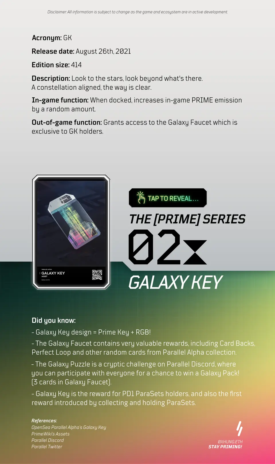 The [Prime] Series — Personal