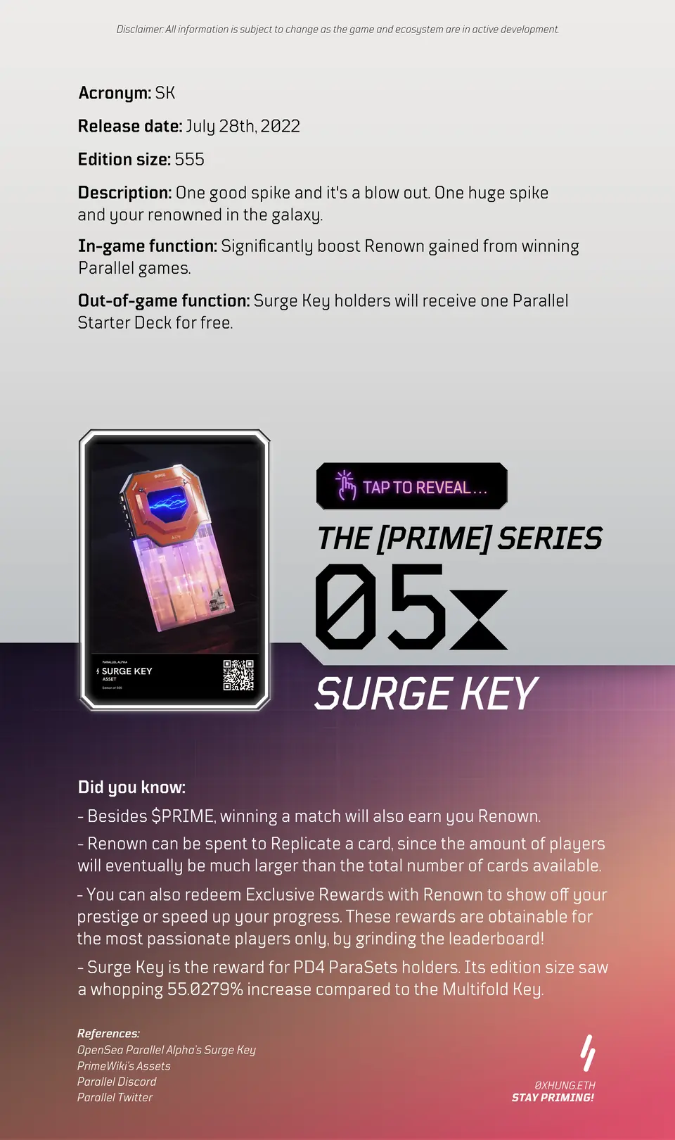 The [Prime] Series — Personal