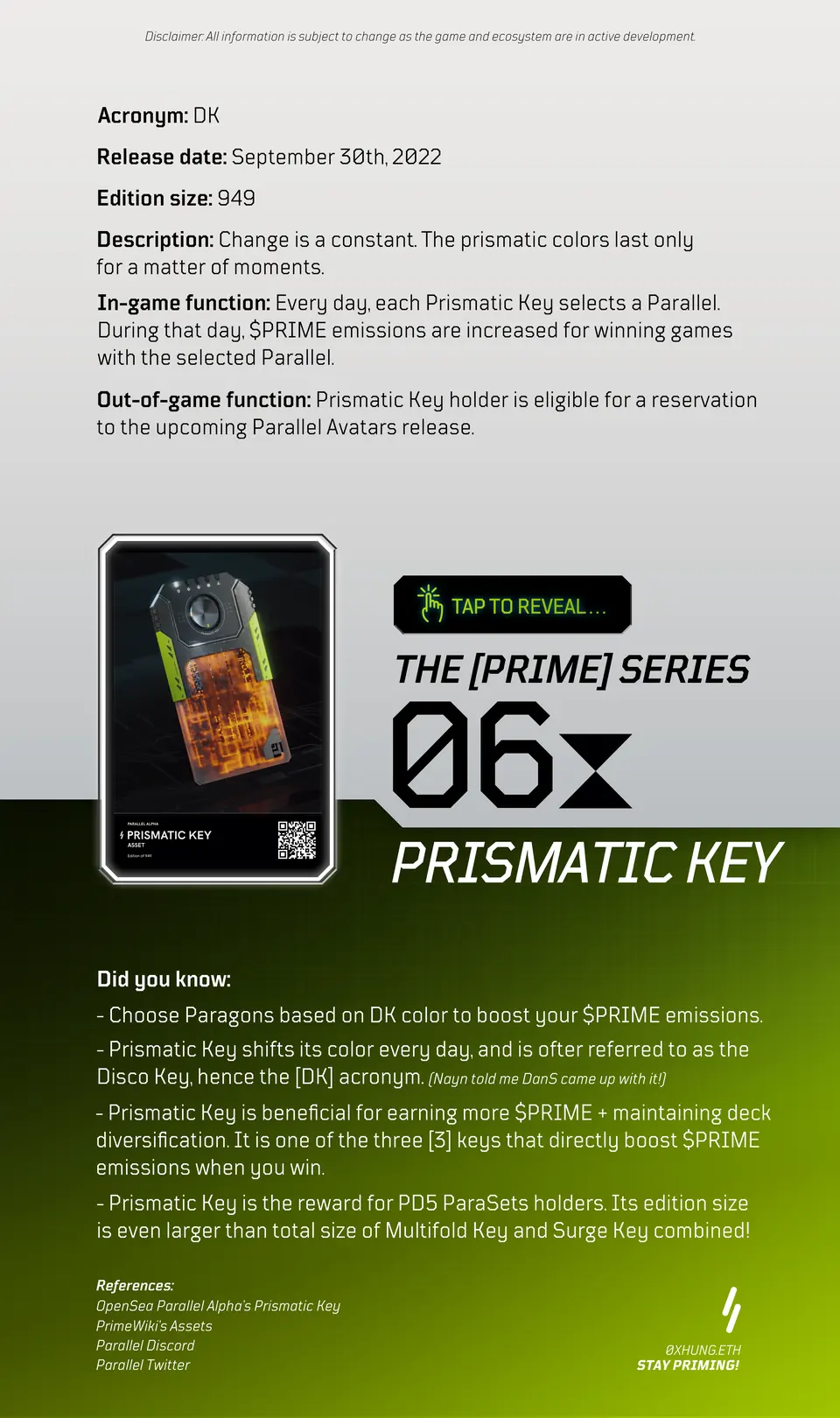 The [Prime] Series — Personal