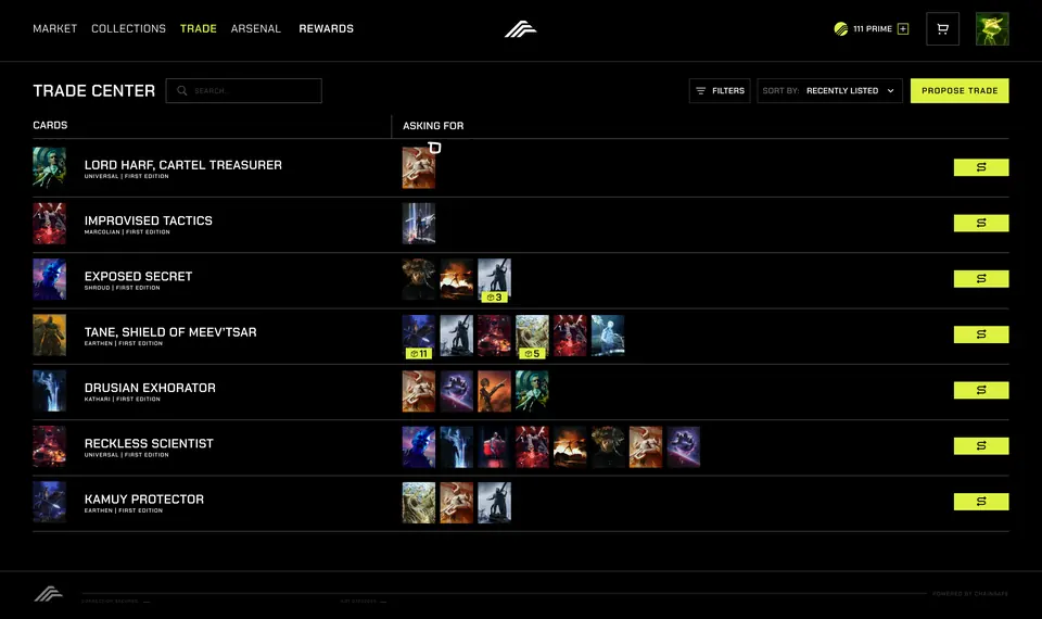 Marketplace — Product UI