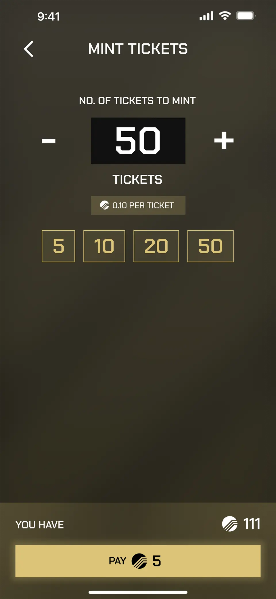 Raffles — Product UI