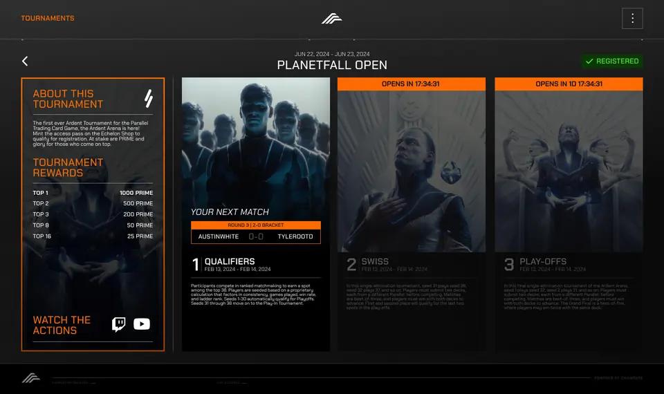 Versus — Tournament UI